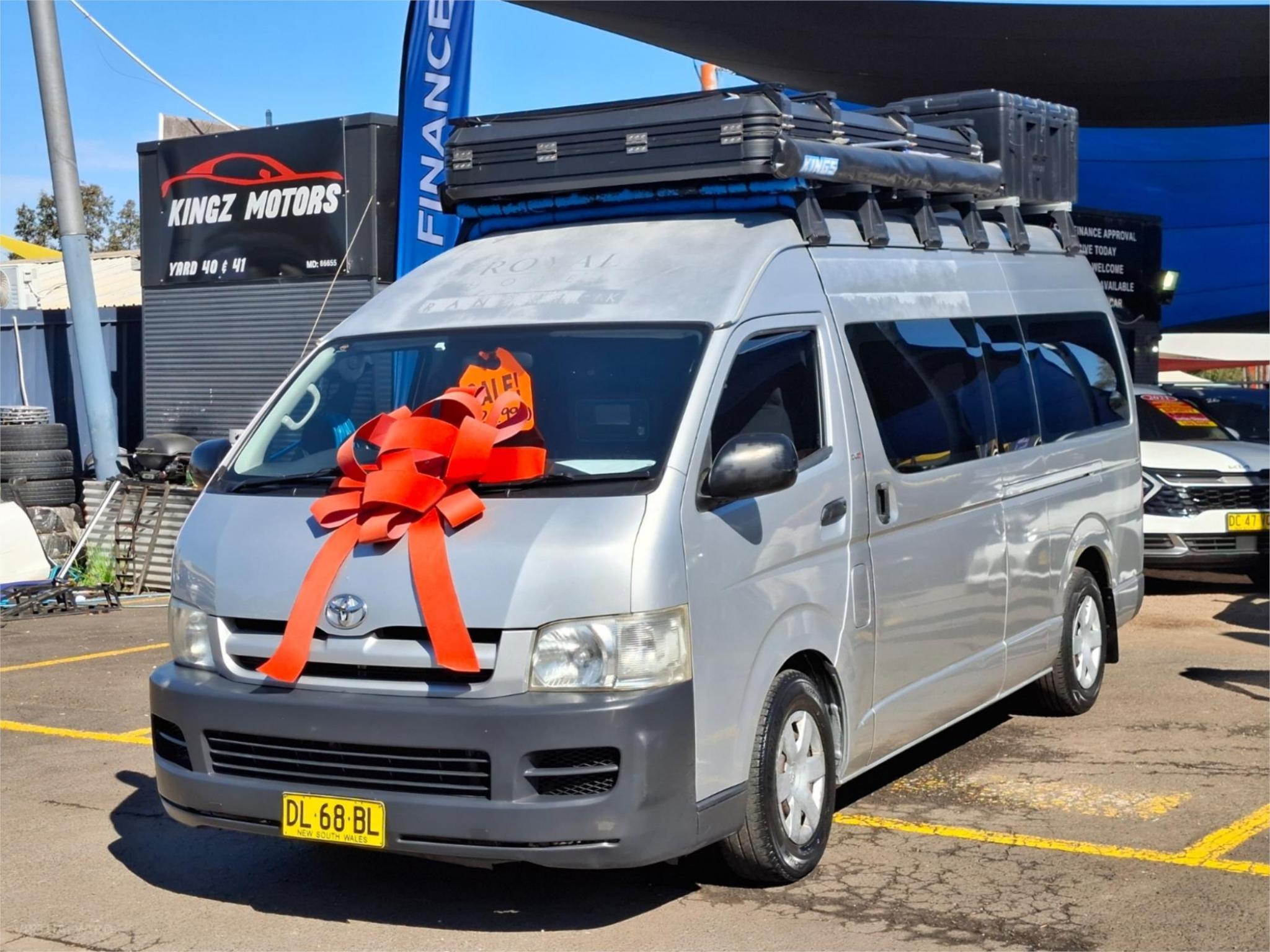 2006 TOYOTA HIACE KDH223R COMMUTER BUS HIGH ROOF SUPER LWB 14ST 5DR MAN 5SP, 3.0DT image 3