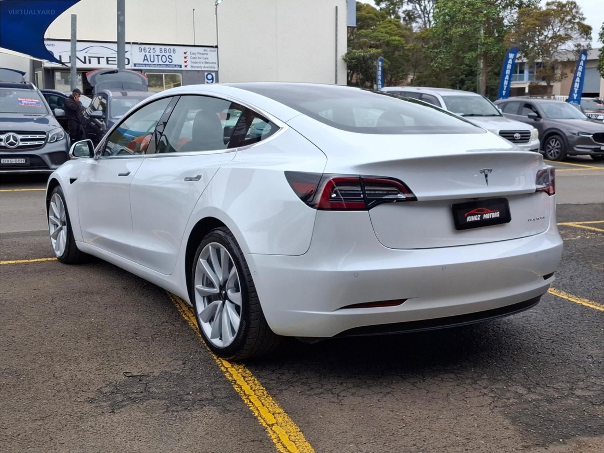 2020 TESLA MODEL 3 LONG RANGE SEDAN 4DR REDUCTION GEAR 1SP AWD AC258KW image 5