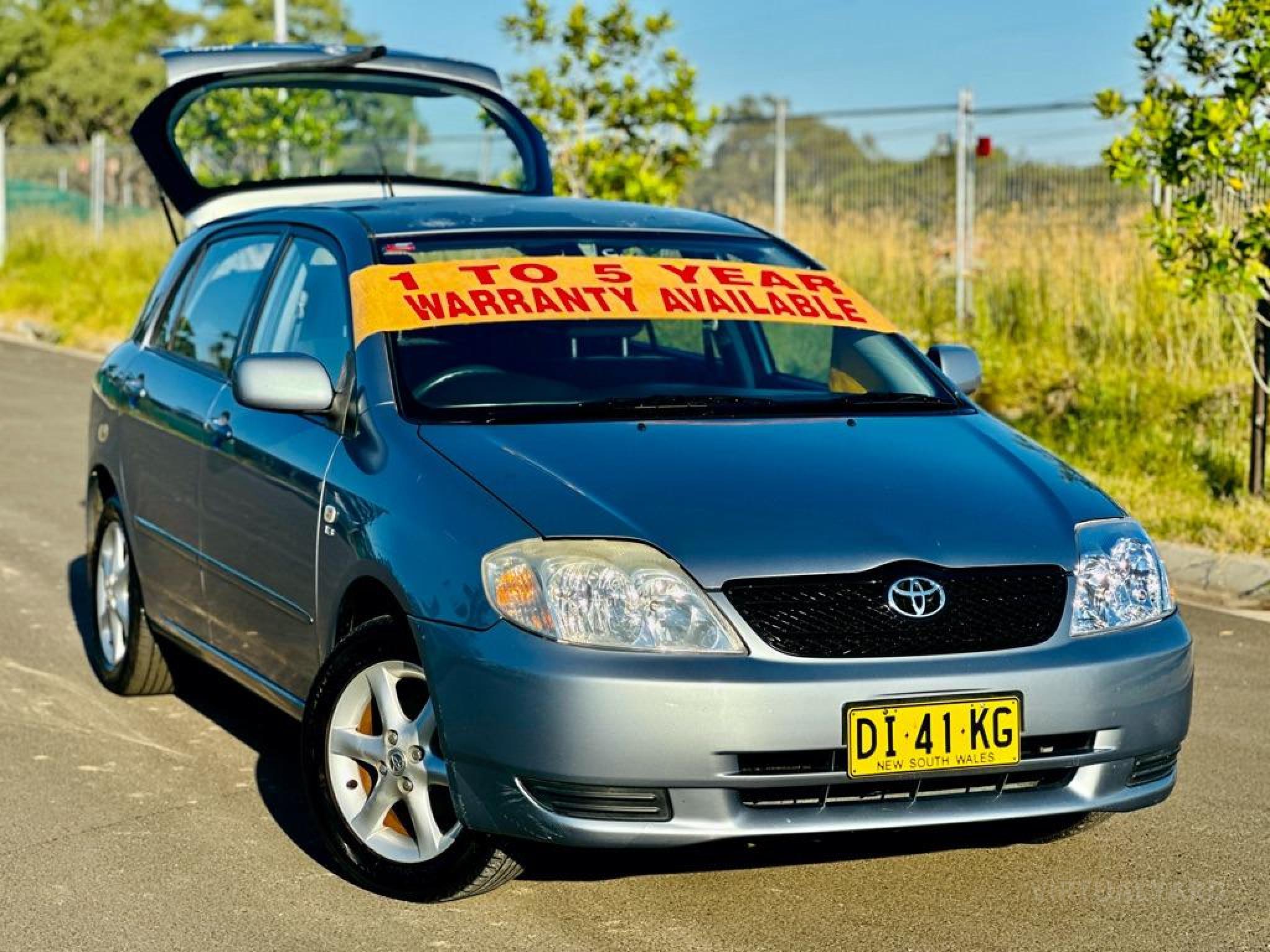 2003 Toyota Corolla AE102R Conquest Seca Liftback 5dr Man 5sp