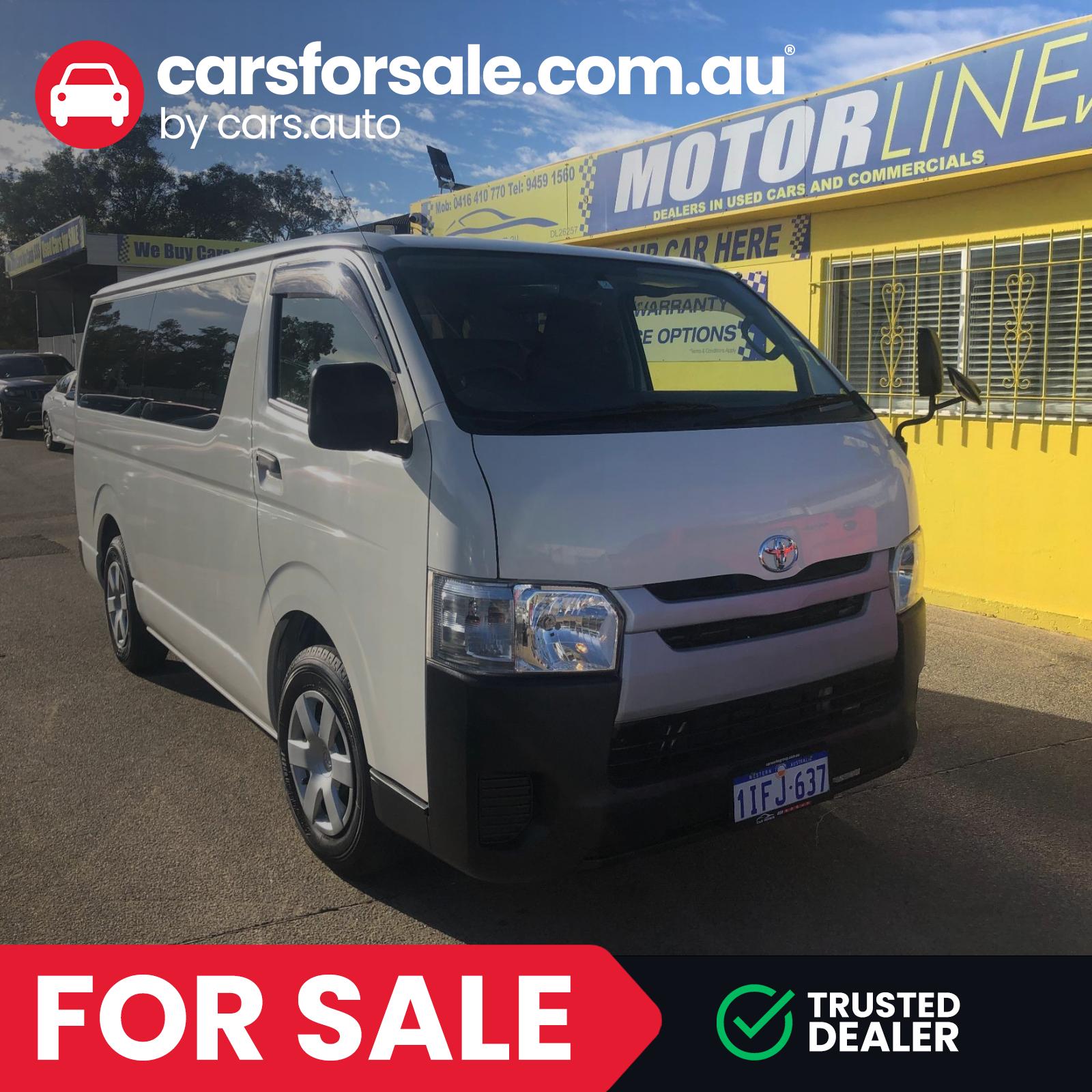 2014 Toyota Hiace Van SWB 4dr Auto 4sp $24,999 bikesforsale