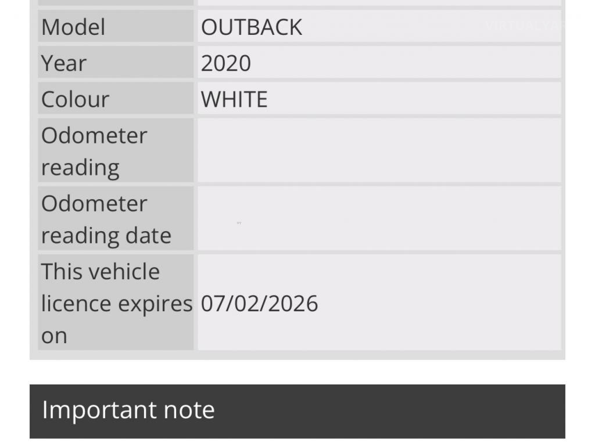 SUBARU OUTBACK