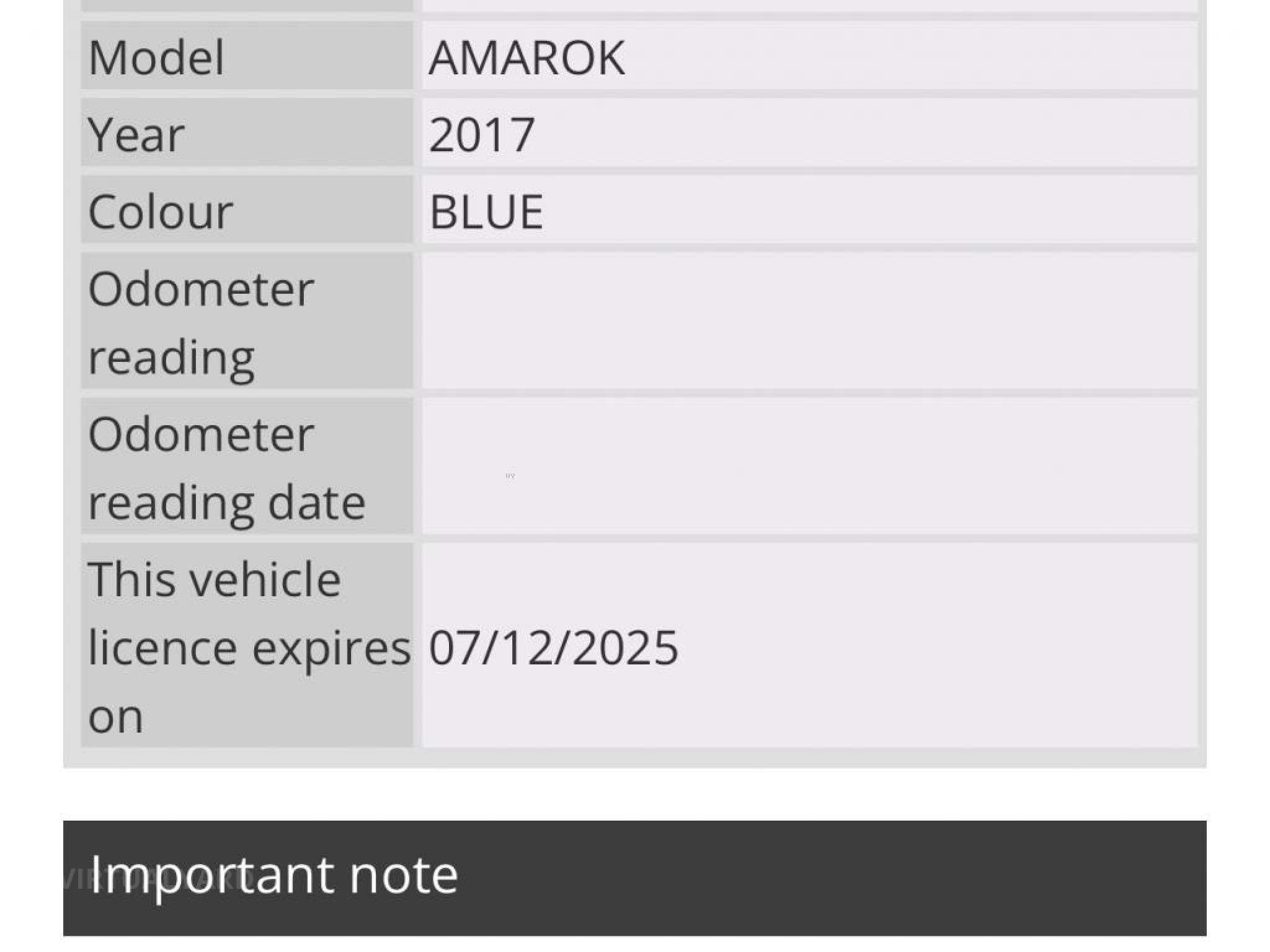 VOLKSWAGEN AMAROK