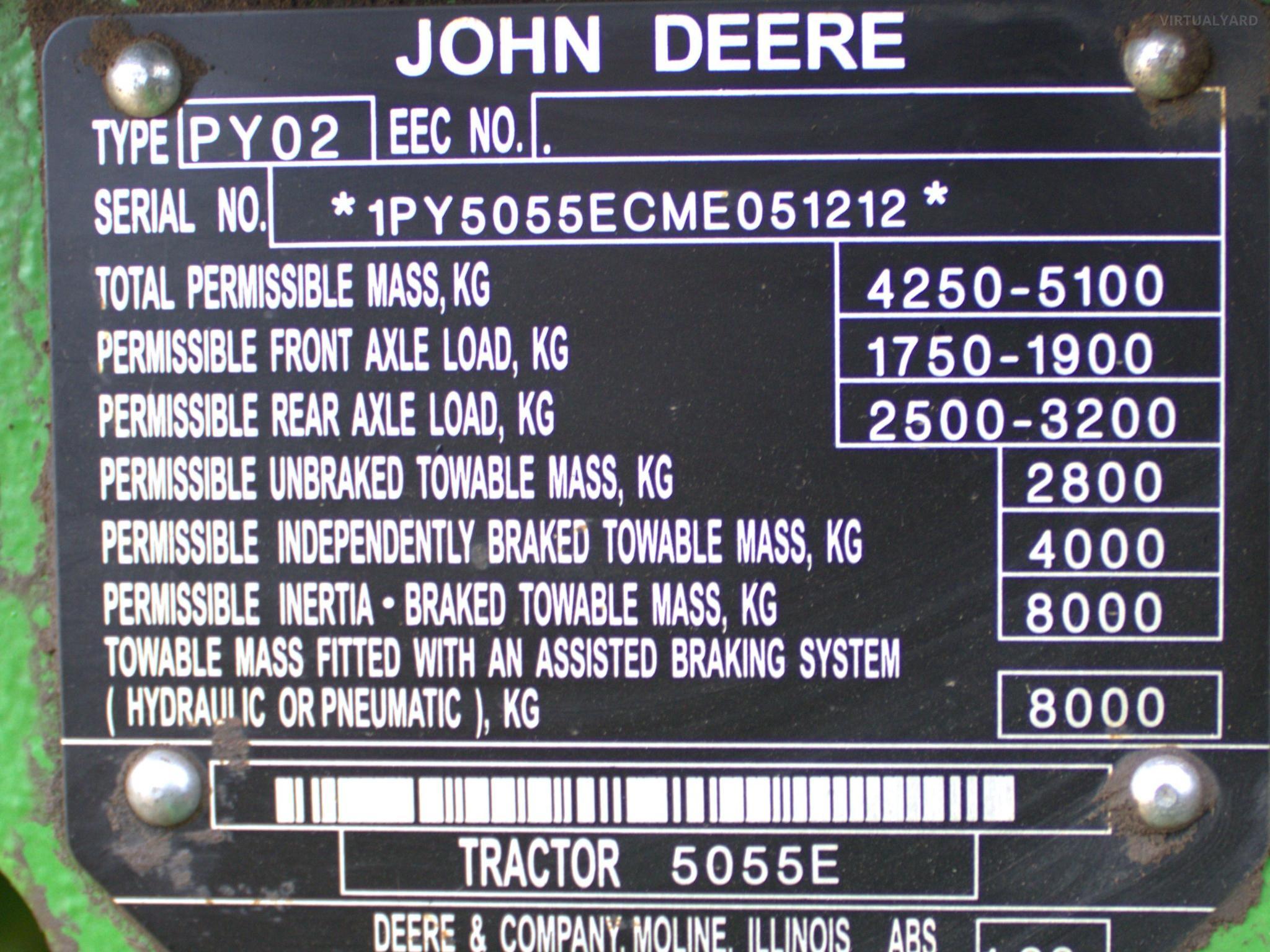 JOHN DEERE 5055E