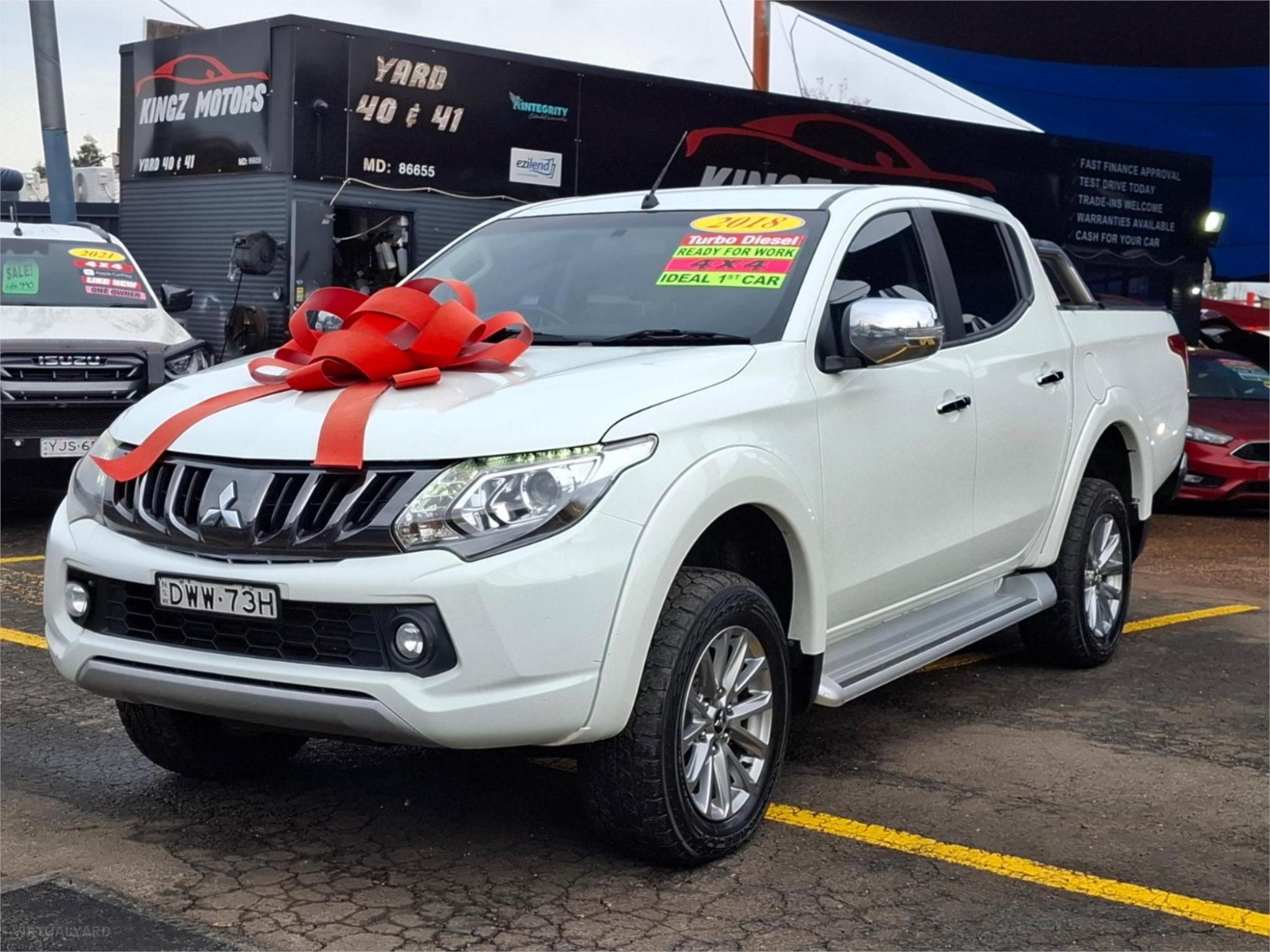 2018 MITSUBISHI TRITON MQ MY18 GLX UTILITY DOUBLE CAB 4DR SPTS AUTO 5SP 4X4 960KG 2.4DT image 3