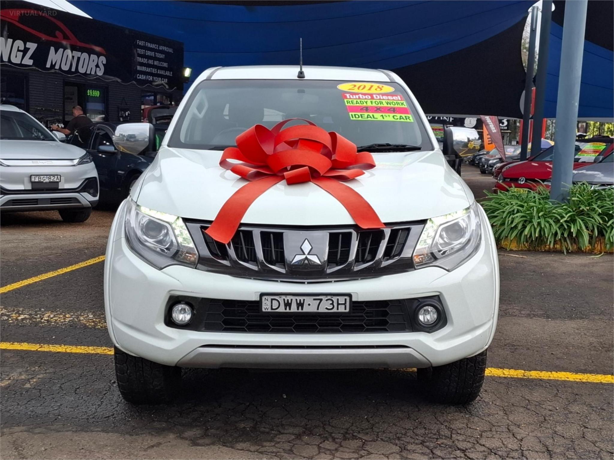 2018 MITSUBISHI TRITON MQ MY18 GLX UTILITY DOUBLE CAB 4DR SPTS AUTO 5SP 4X4 960KG 2.4DT image 2