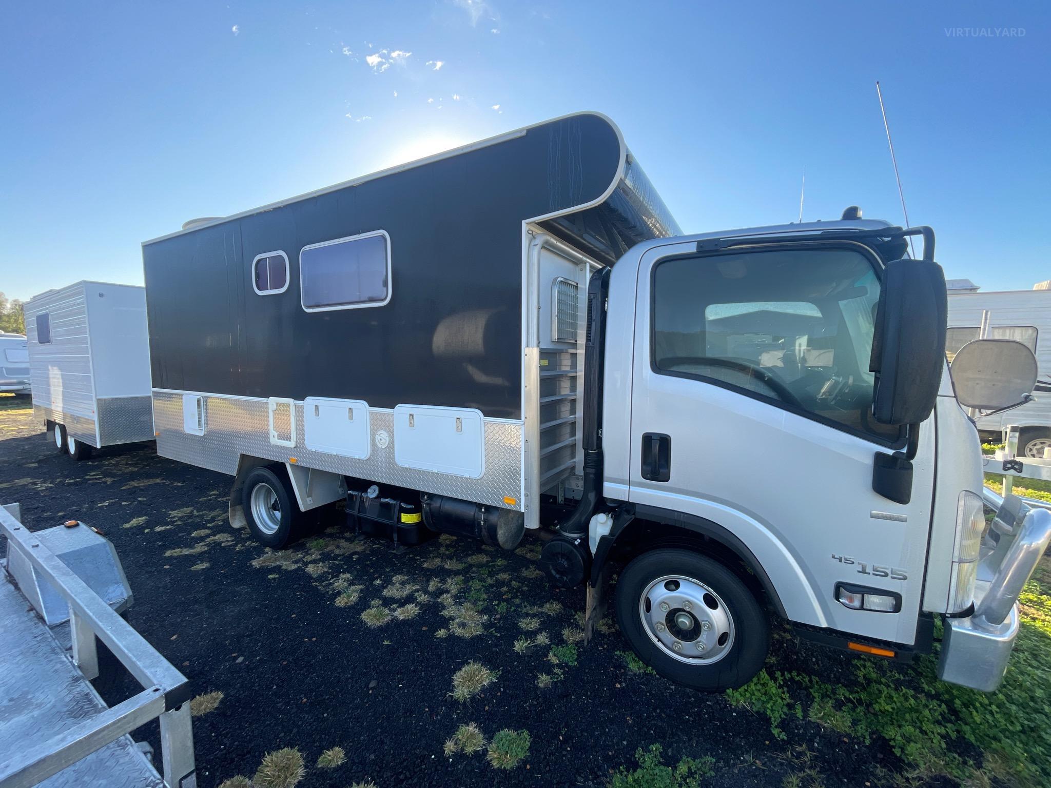 2018 Isuzu NPR 155 2018 Isuzu NPR155 Tradepack Custom Camper with