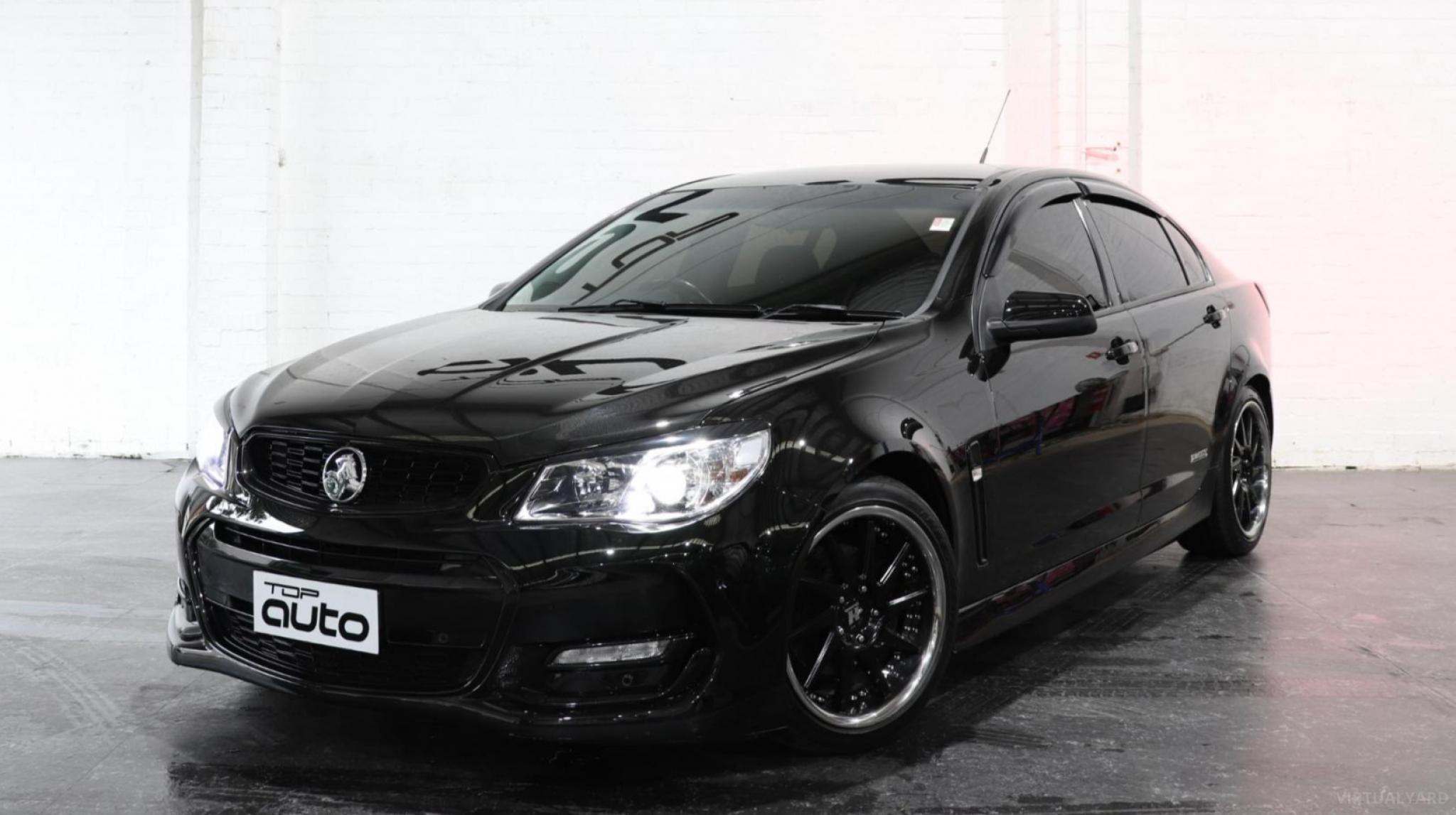HOLDEN COMMODORE VF SERIES II SV6 BLACK SEDAN 4DR MAN 6SP 3.6I [MY16]